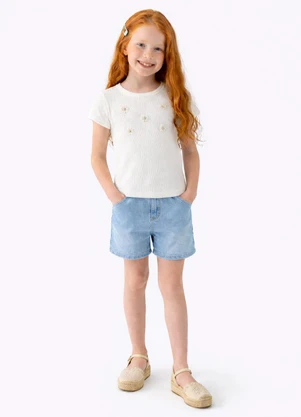 Pulla Bulla - Blusa Ribana com Elastano Leve Bege - PULLA BULLA