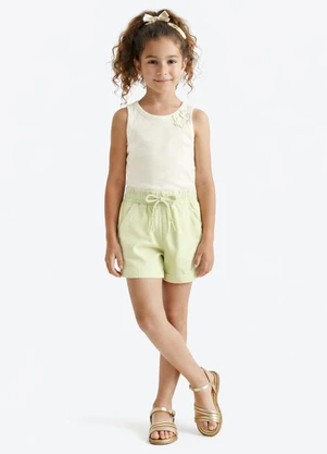 Pulla Bulla - Blusa Ribana com Elastano Leve Bege - PULLA BULLA