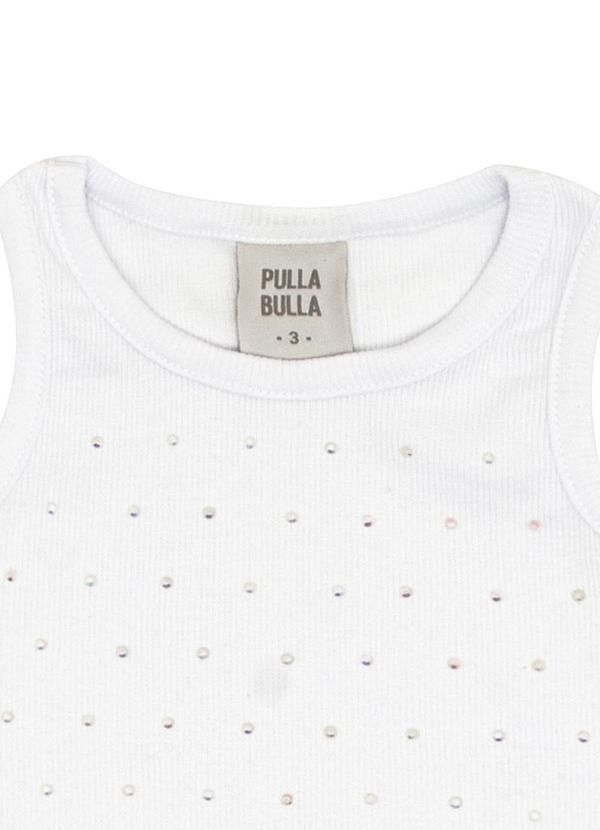 Pulla Bulla - Blusa Ribana com Elastano Leve Branco 2
