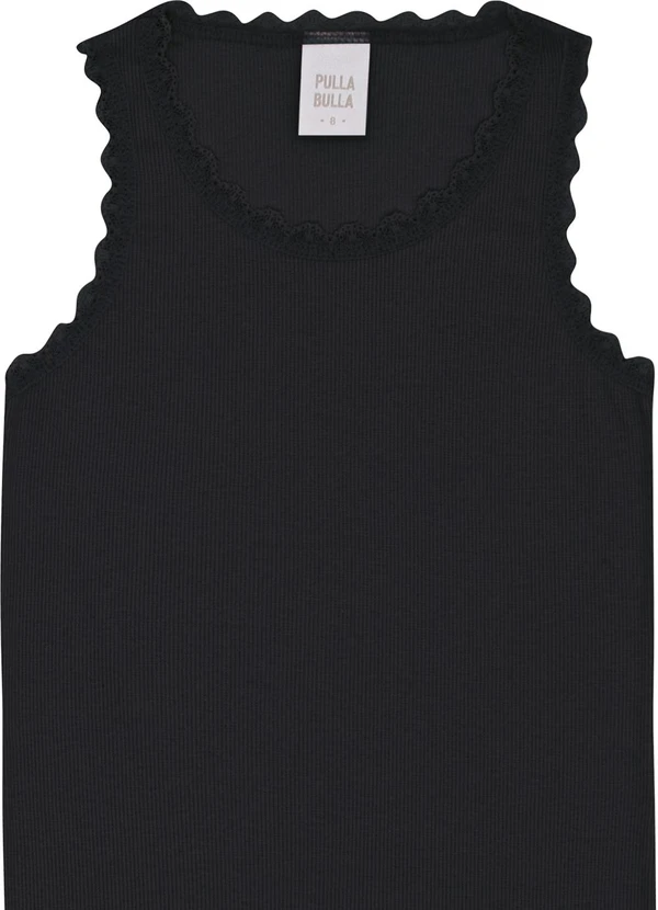 Pulla Bulla - Blusa Ribana com Elastano Leve Preto 3