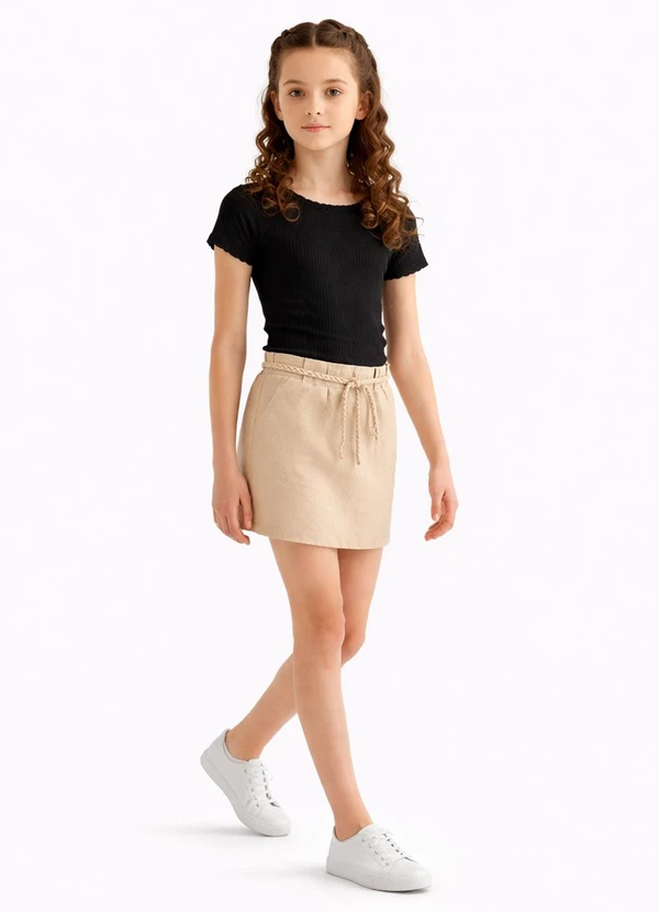 Pulla Bulla - Blusa Ribana com Elastano Leve Preto
