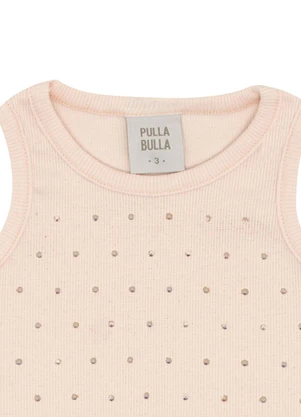 Pulla Bulla - Blusa Ribana com Elastano Leve Rosa - PULLA BULLA