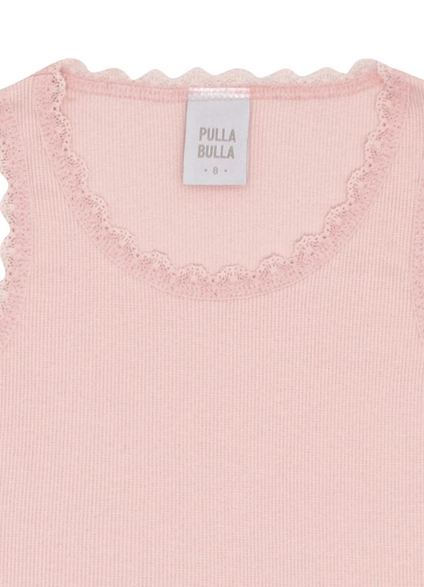 Pulla Bulla - Blusa Ribana com Elastano Leve Rosa 2