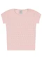 Pulla Bulla - Blusa Ribana com Elastano Leve Rosa - variação: Rosa