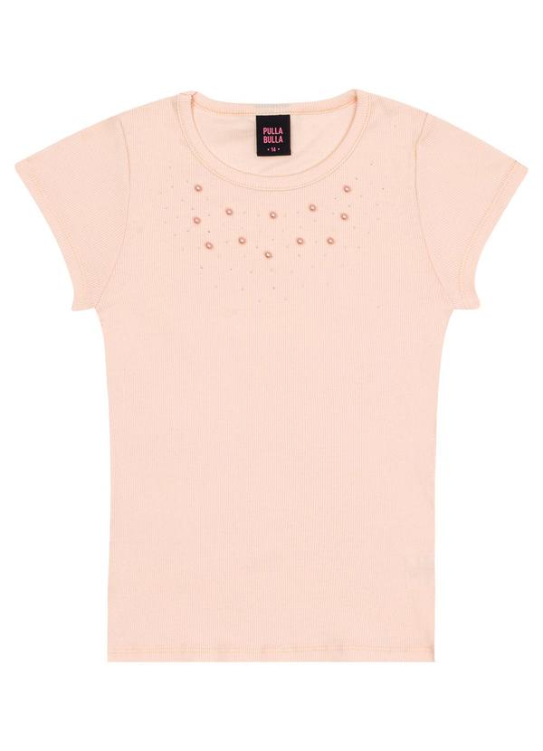 Pulla Bulla - Blusa Ribana com Elastano Leve Rosa 3