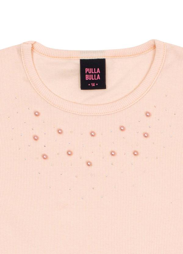 Pulla Bulla - Blusa Ribana com Elastano Leve Rosa 4