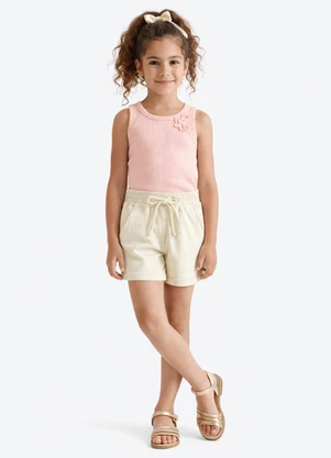 Pulla Bulla - Blusa Ribana com Elastano Leve Rosê - PULLA BULLA