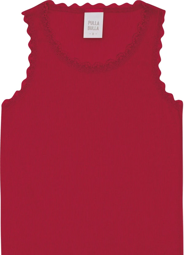 Pulla Bulla - Blusa Ribana com Elastano Leve Vermelho 3