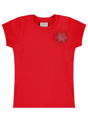 Pulla Bulla - Blusa Ribana com Elastano Leve Vermelho - PULLA BULLA