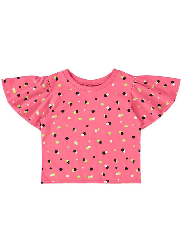 Malwee Kids - Blusa Rosa Box Poá em Malha Menina 3