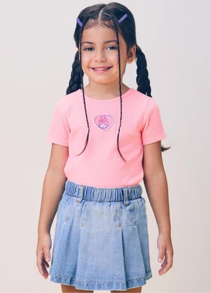 Momi - Blusa Rosa Canelada da My Melody - MOMI