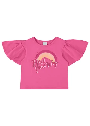 Malwee Kids - Blusa Rosa Escuro Box Find Your Way Menina - MALWEE KIDS