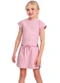 Fakini Kids - Blusa Bege - variação: Rosa