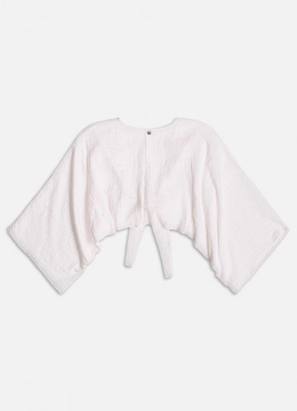 I Am - Blusa Saída de Praia Off White 4