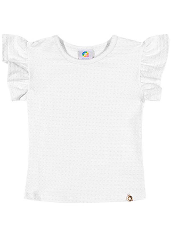 Alenice - Blusa Soft Summer Menina Branco