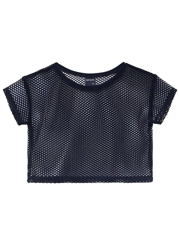 Amora - Blusa Teen Boxy com Vestido Cinza 3