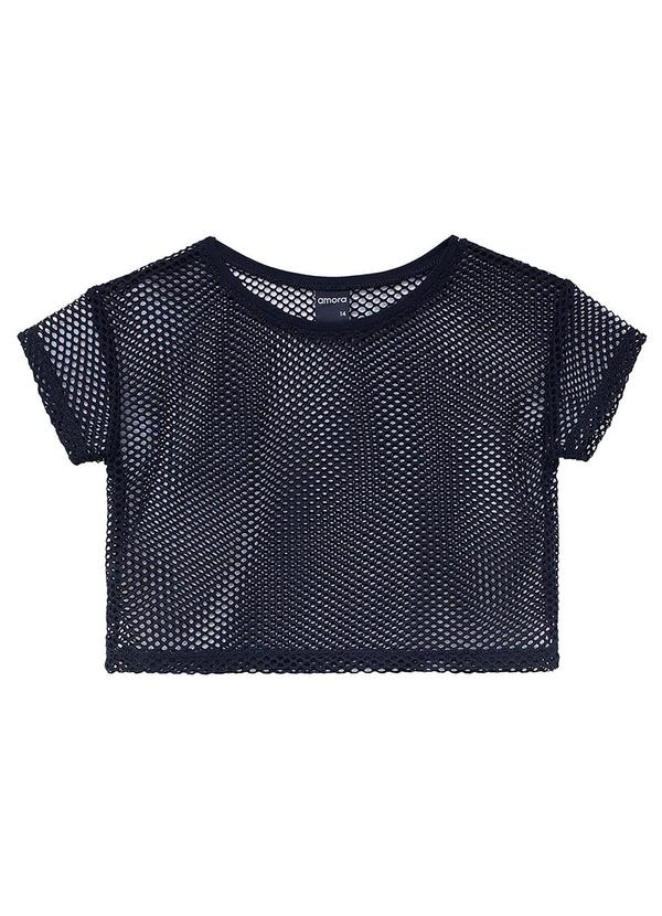 Amora - Blusa Teen Boxy com Vestido Cinza 4