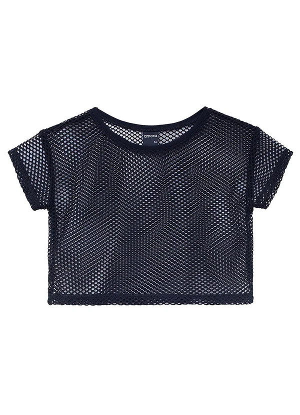 Amora - Blusa Teen Boxy com Vestido Cinza 4