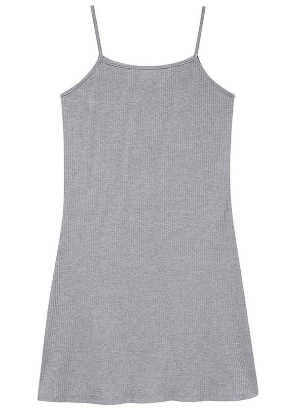 Amora - Blusa Teen Boxy com Vestido Cinza 5