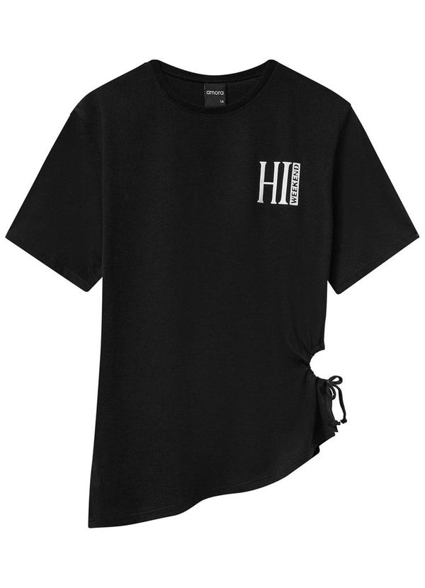 Amora - Blusa Teen Feminina Preto