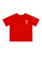 Brandili - Blusa Teen Menina em Meia Malha Azul - variação: Vermelho