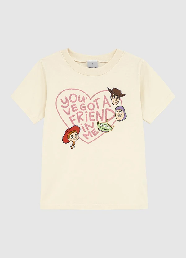 Malwee Kids - Blusa Toy Story® em Malha Bege