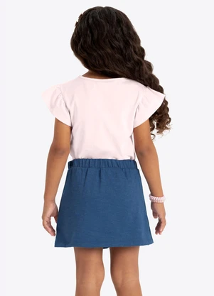 Rovi Kids - Blusa Verão Menina com Strass Rosa - ROVI KIDS