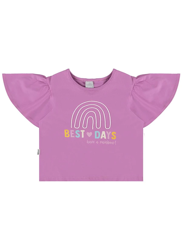 Malwee Kids - Blusa Violeta Best Days com Bordado 2