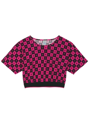 Hapier - Blusa Xadrez Juvenil Feminina Rosa - HAPIER