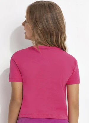 Fakini - Blusa em Malha Rosa - FAKINI