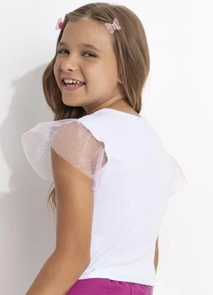 Fakini - Blusa Borboleta Rosa - FAKINI