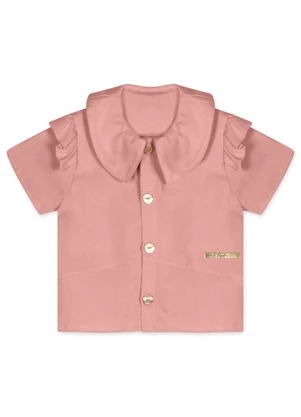 Lilica Ripilica - Camisa Manga Curta Infantil Feminina Rosa - LILICA RIPILICA