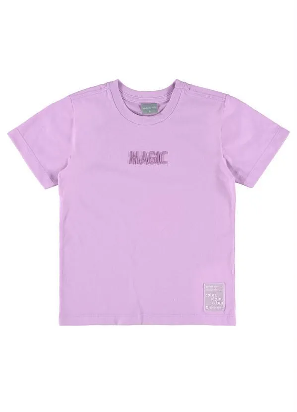 Quimby - Camiseta Básica Infantil Magic Roxo 1