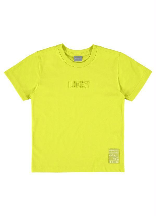 Quimby - Camiseta Básica Infantil Manga Curta Verde