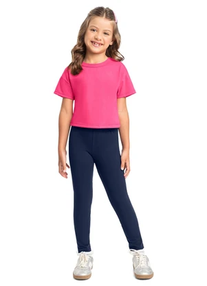 Camiseta Básica para Menina Bee Loop Rosa - BEE LOOP