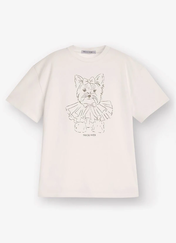 Trick Nick - Camiseta Bege