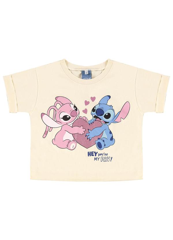 Malwee Kids - Camiseta Box Stitch® MeninaBege