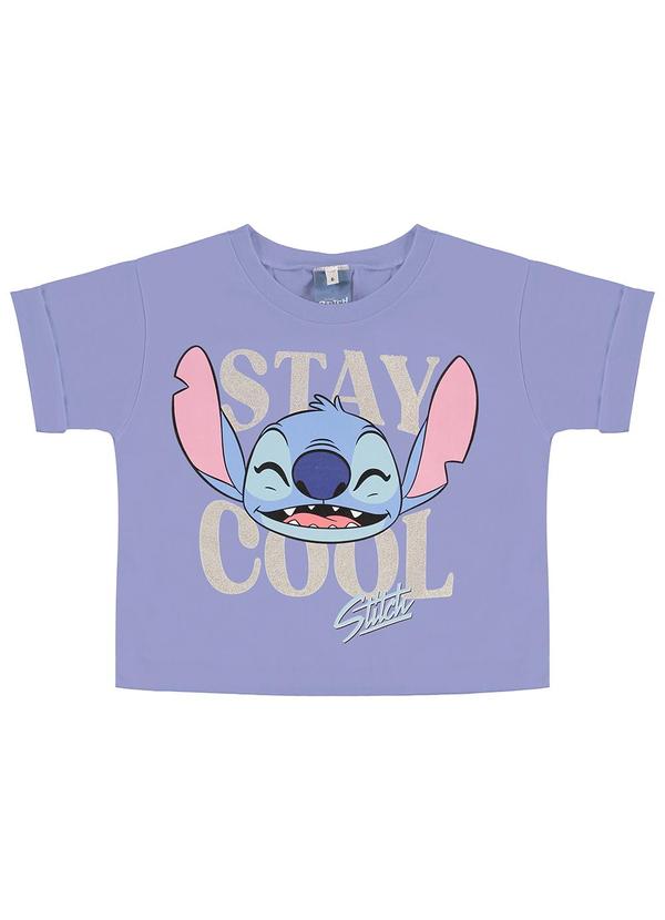 Malwee Kids - Camiseta Box Stitch® Menina Roxo