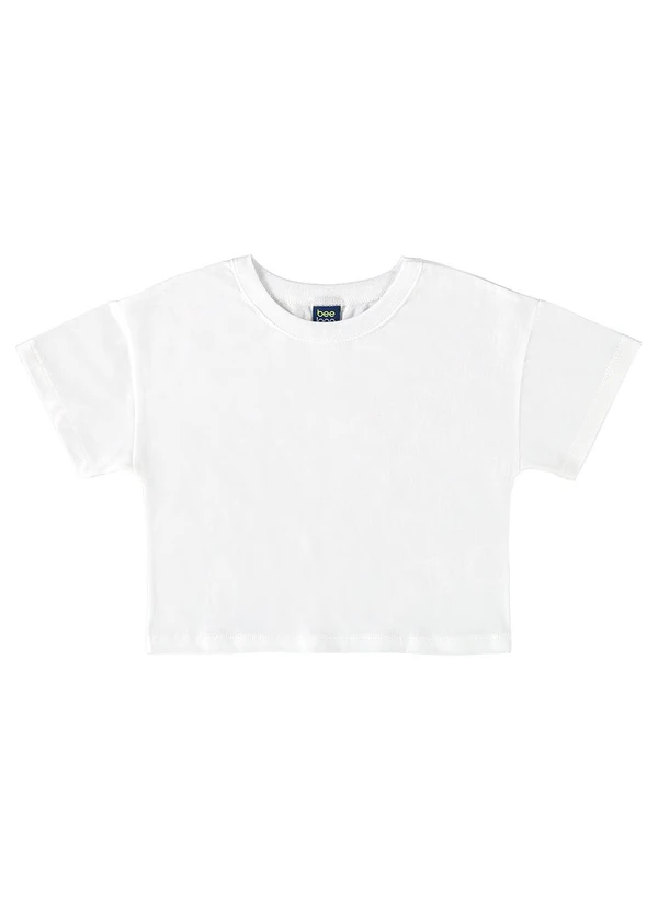 Bee Loop - Camiseta em Meia Malha Branco