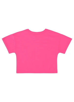 Bee Loop - Camiseta em Meia Malha para Menina Rosa - BEE LOOP
