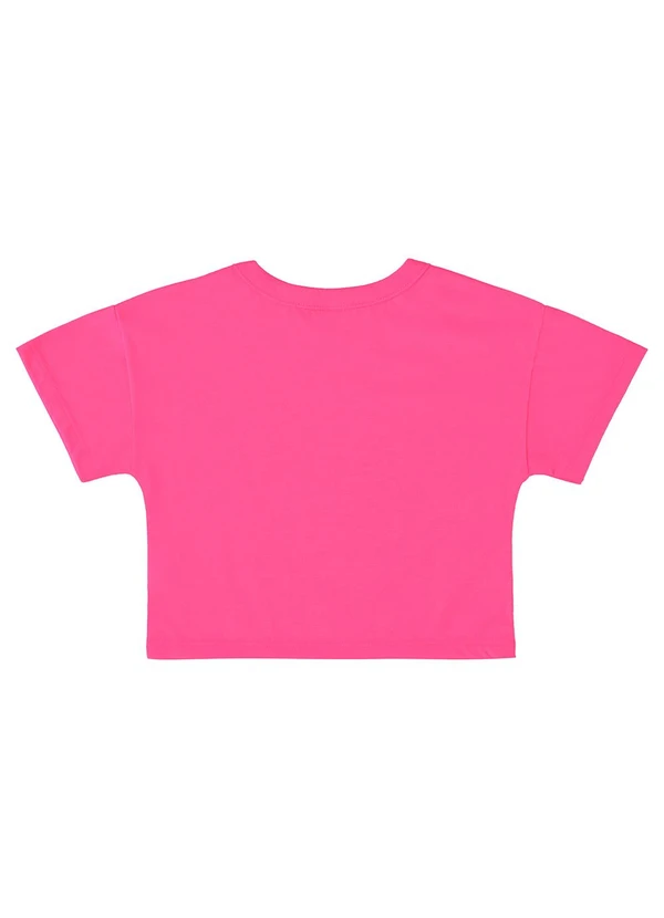 Bee Loop - Camiseta em Meia Malha para Menina Rosa 2