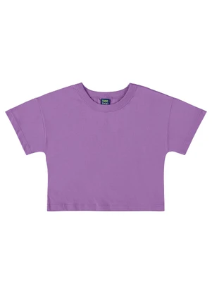 Bee Loop - Camiseta em Meia Malha para Menina Roxo - BEE LOOP