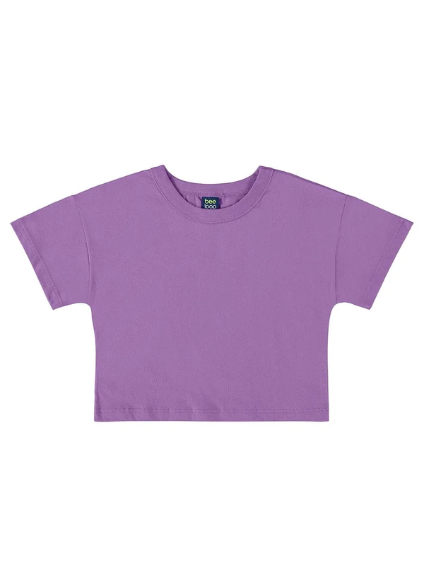 Bee Loop - Camiseta em Meia Malha para Menina Roxo