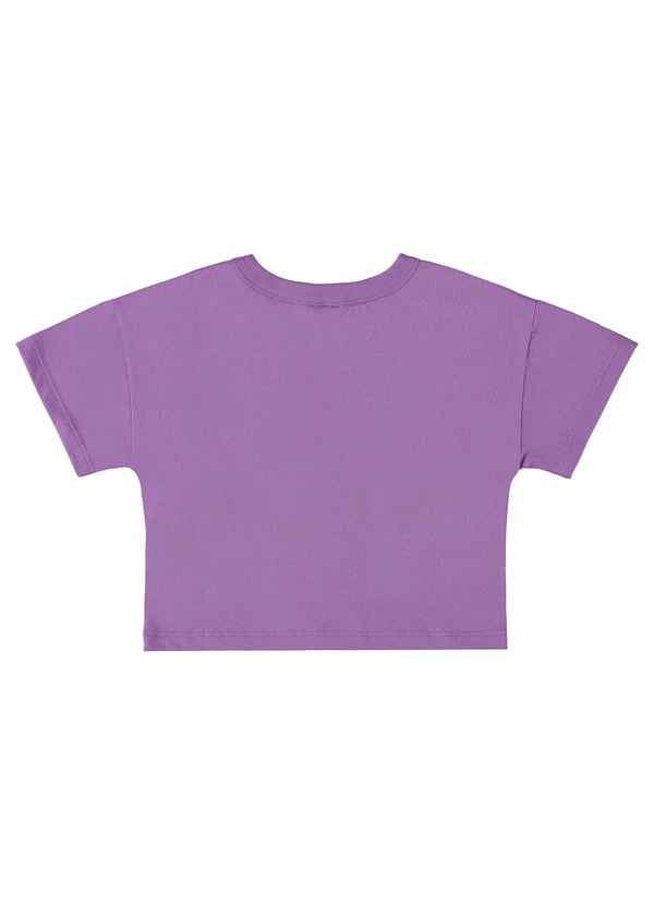 Bee Loop - Camiseta em Meia Malha para Menina Roxo 2