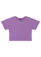 Bee Loop - Camiseta em Meia Malha para Menina Roxo - variação: Roxo