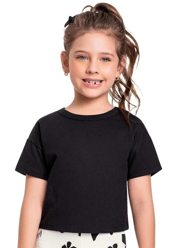 Bee Loop - Camiseta em Meia Malha Preto
