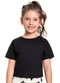 Bee Loop - Camiseta em Meia Malha para Menina Roxo - variação: Preto