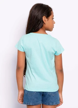 Torra - Camiseta Infantil Manga Curta Ariel Verde - TORRA