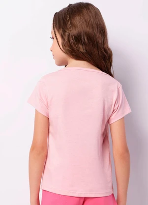 Torra - Camiseta Infantil Manga Curta Rosa - TORRA