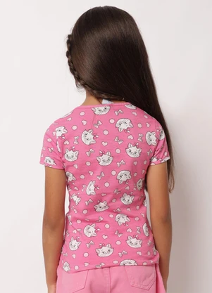 Torra - Camiseta Infantil Marie com Glitter Rosa - TORRA